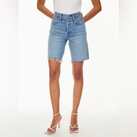 ARITZIA DENIM FORUM the yoko long jeanshort 24